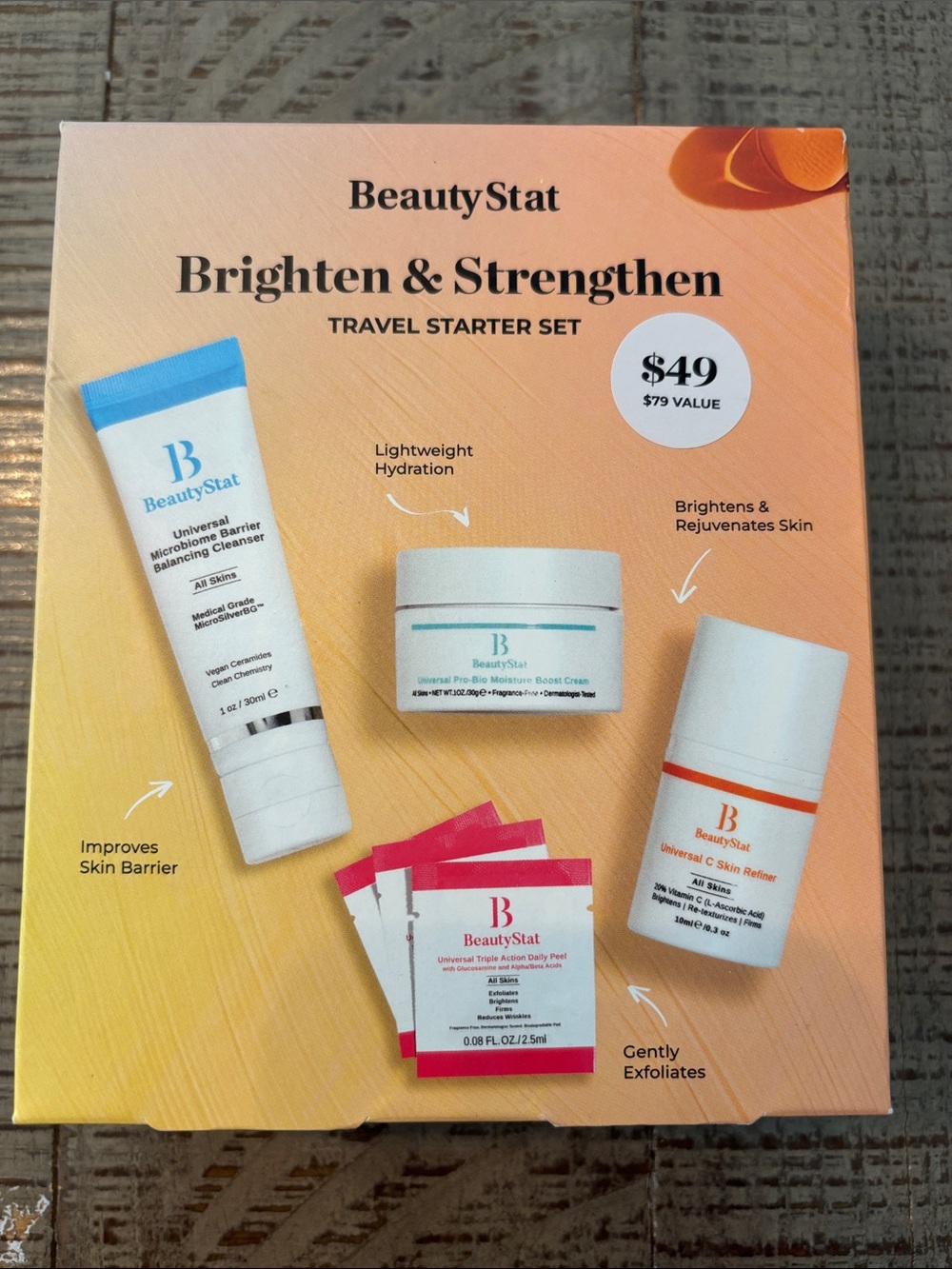 NIP BeautyStat Brighten & Strengthen Travel Set